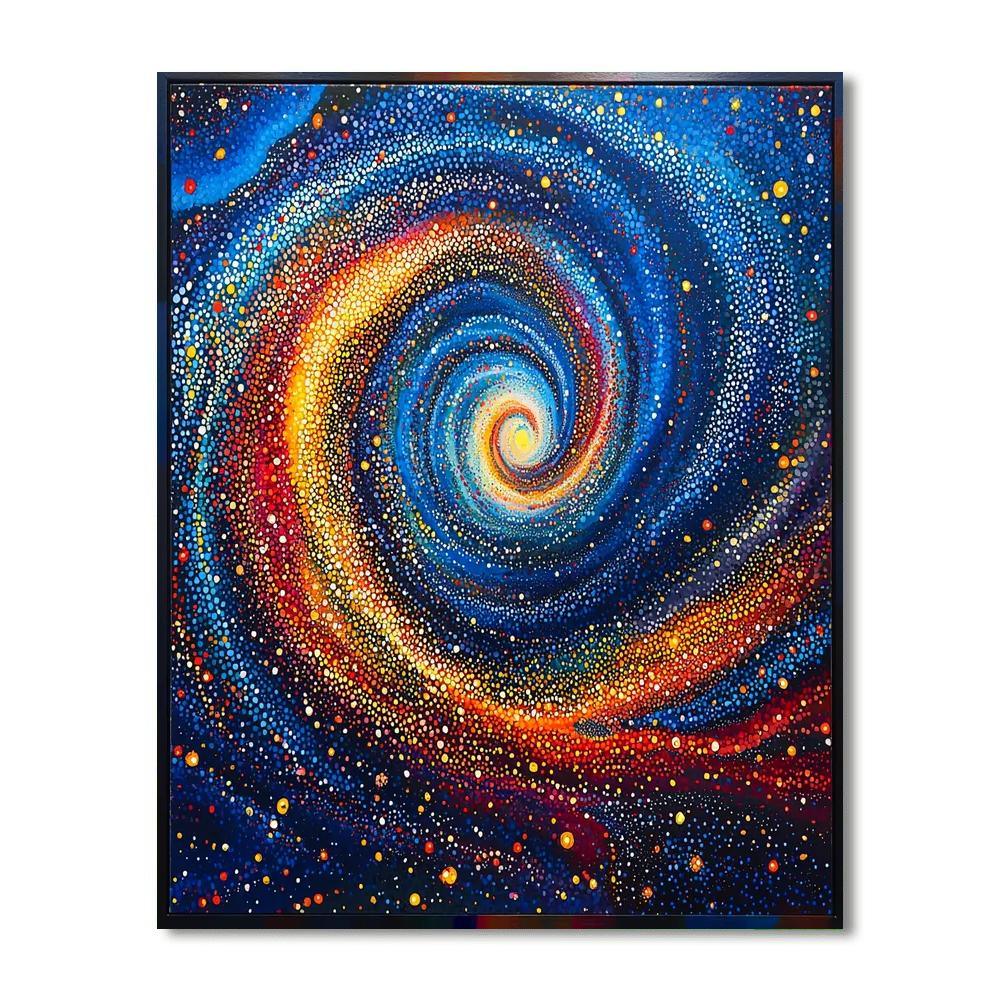 Yayoi Kusama Inspired Infinite Cosmos Delight  Paint By Number