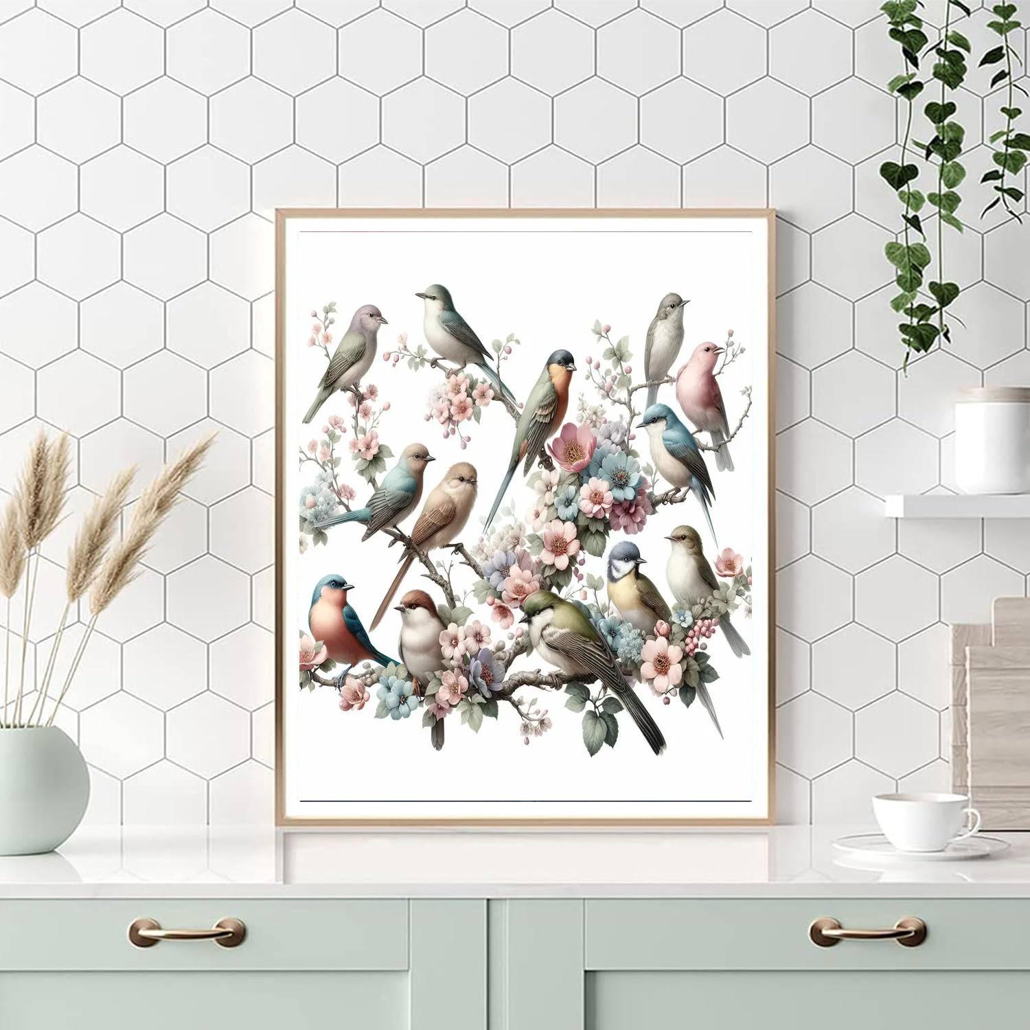 Graceful Birdsong Painting By Numbers Kit