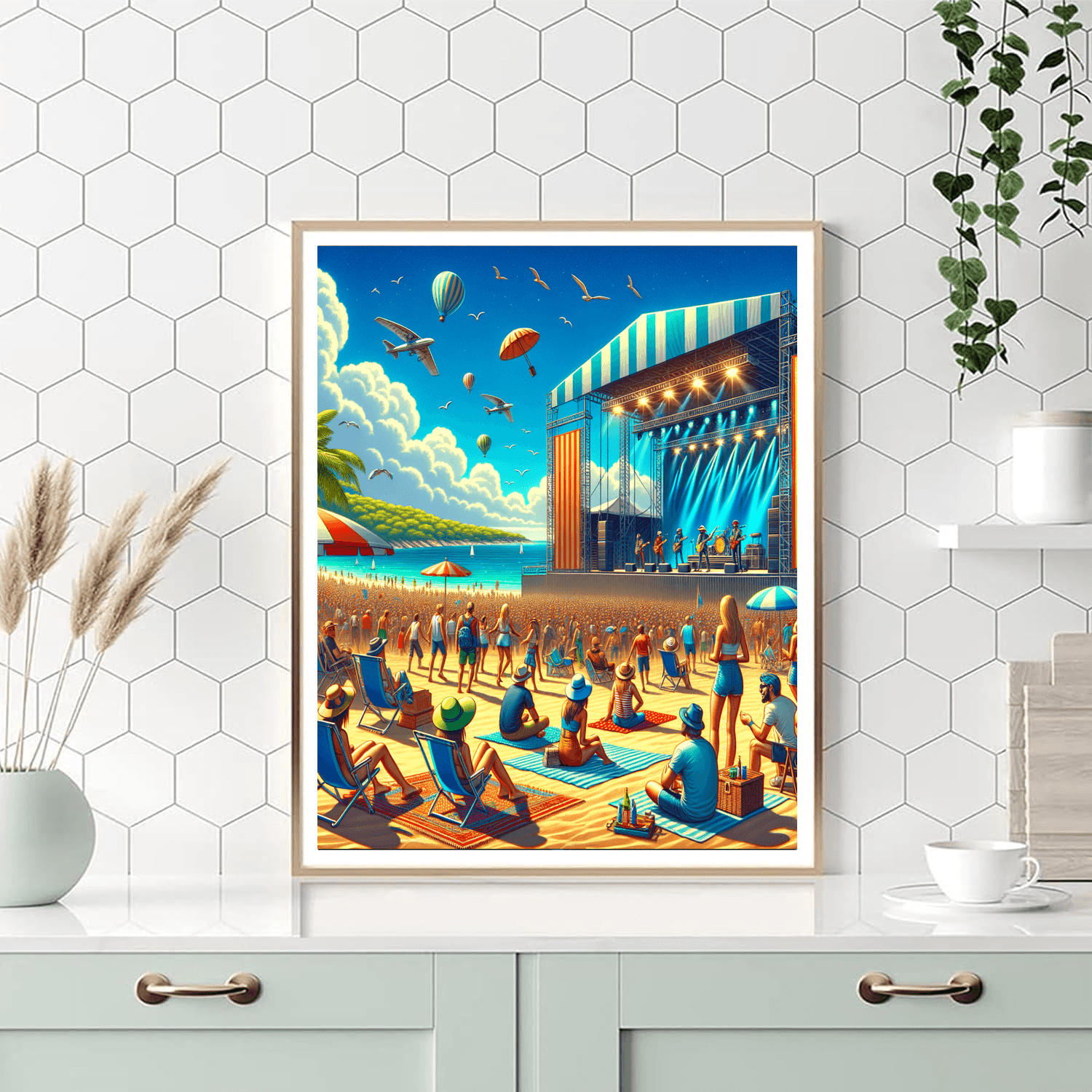 Festival Of The Sun - Australia Number Painting