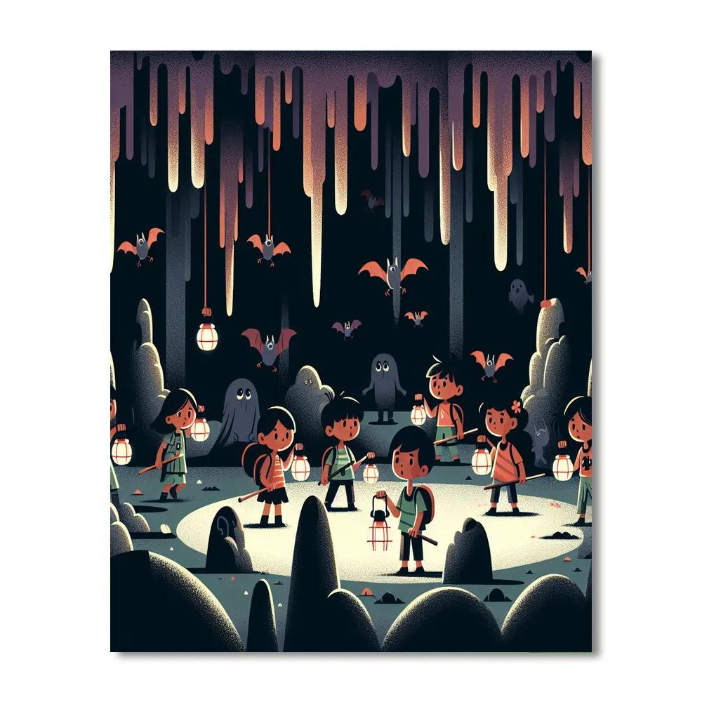 Courageous Cave Expedition Numbered Painting Kits