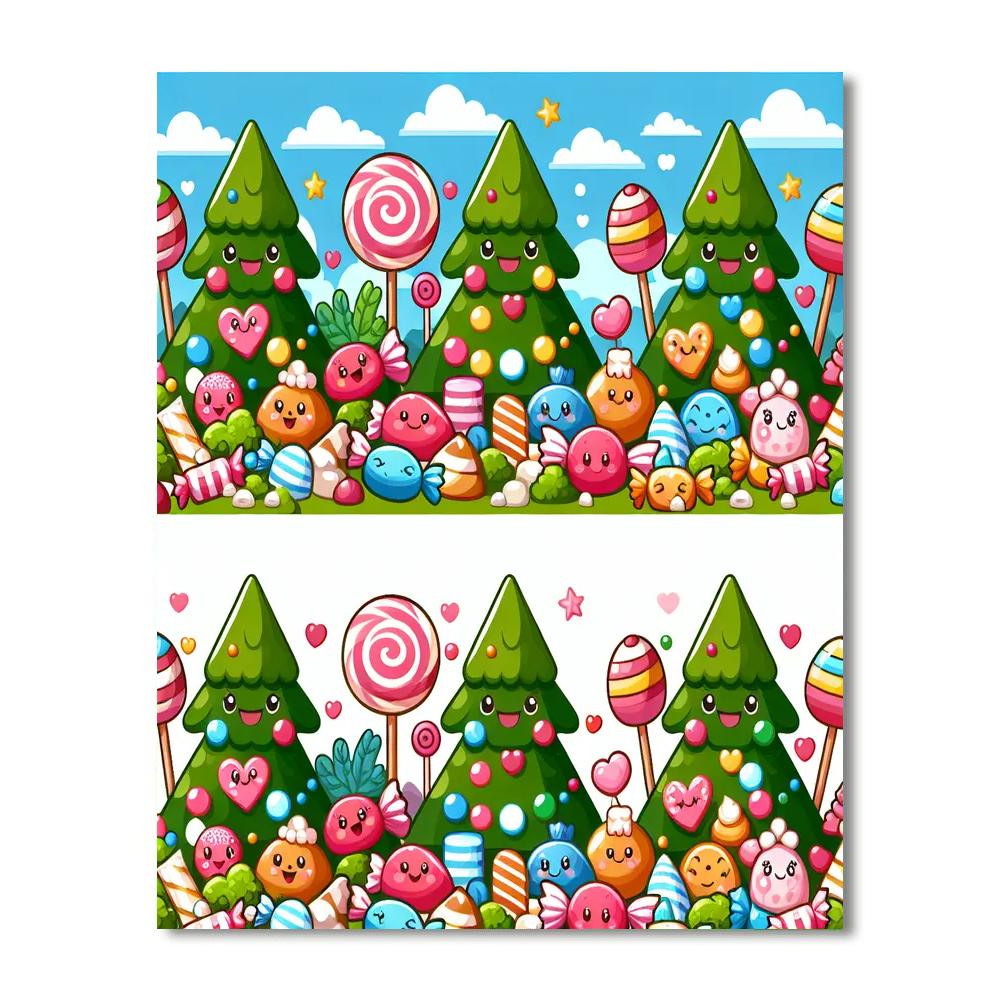 Candyland Quest Number Painting