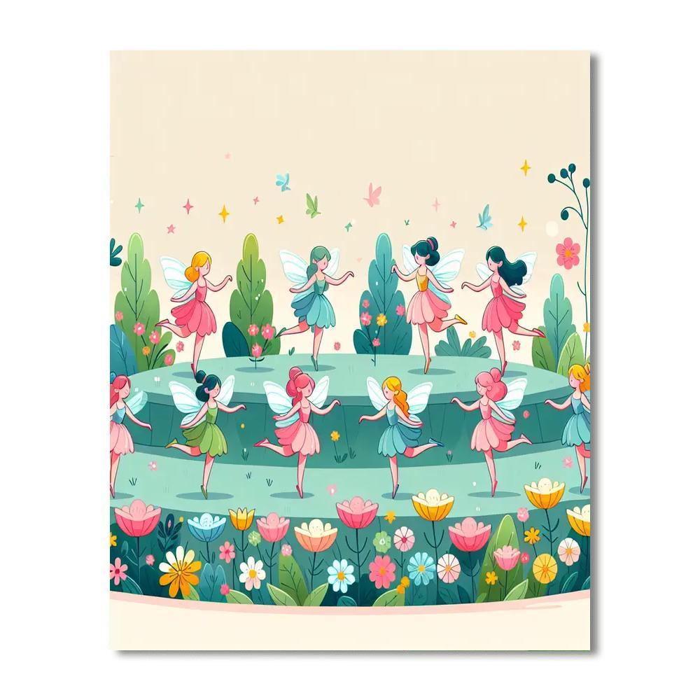 Fairy Garden Dance Paint By Numbers Kits