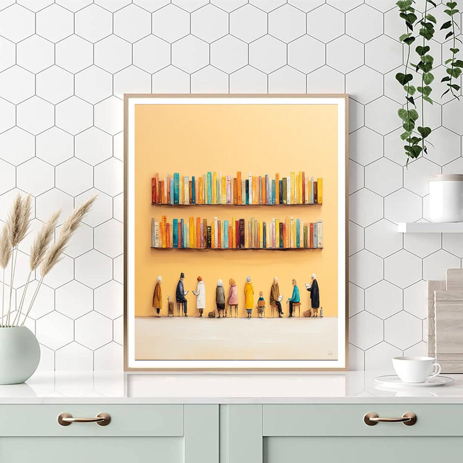 Sanctuary Of Books Numbered Painting Kits