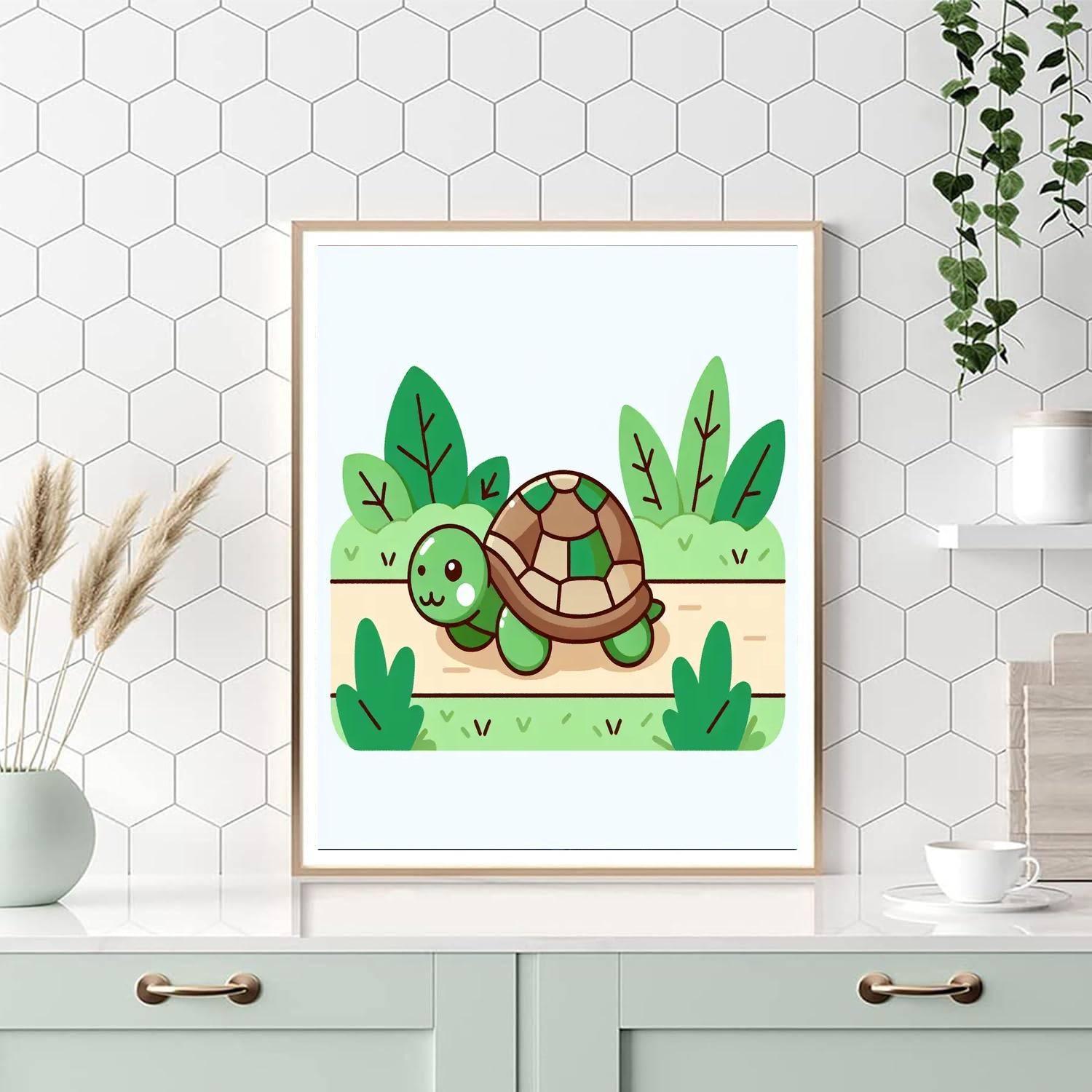 Tranquil Tortoise Numbered Painting Kits