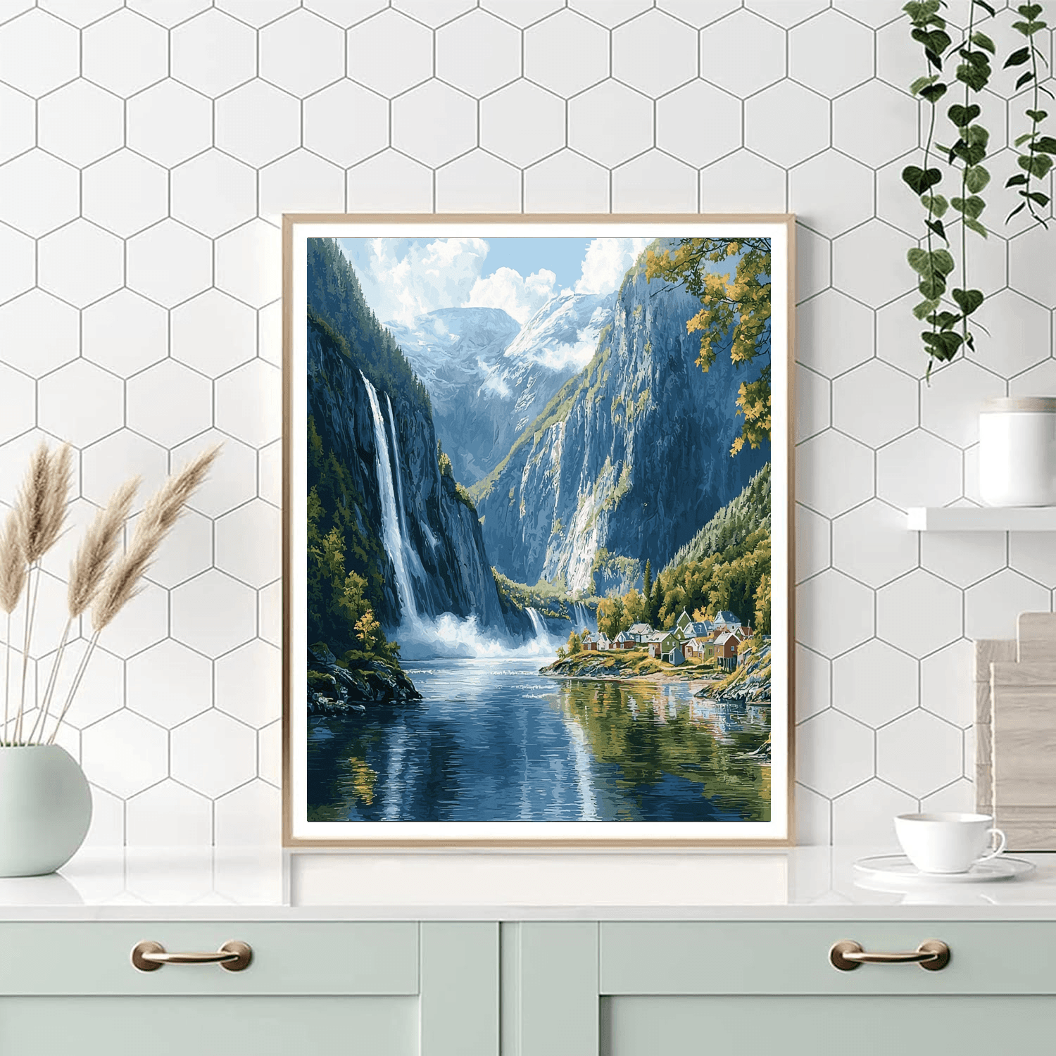 Norwegian Fjords - Norway Paint By Numbers