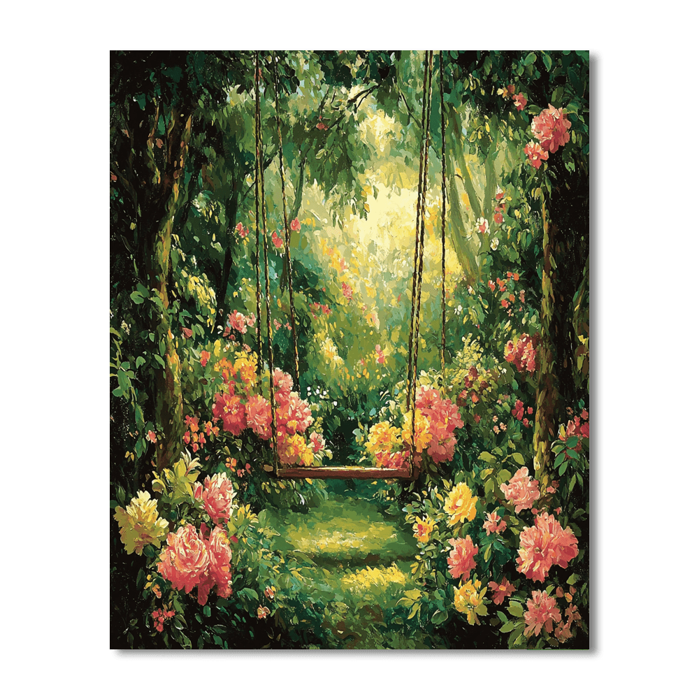 Pierre-Auguste Renoir Inspired Garden Impressions  Paint By Numbers