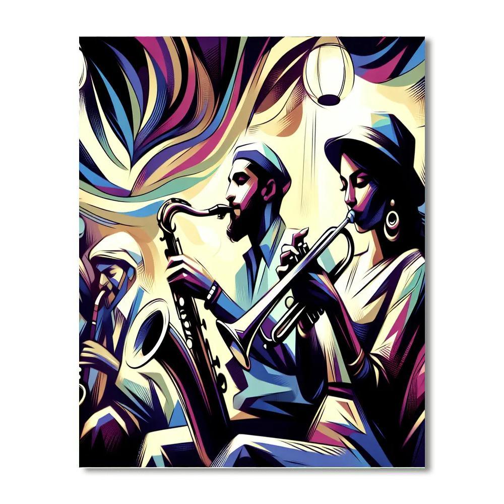 Jazz Night Escape Paint By Number