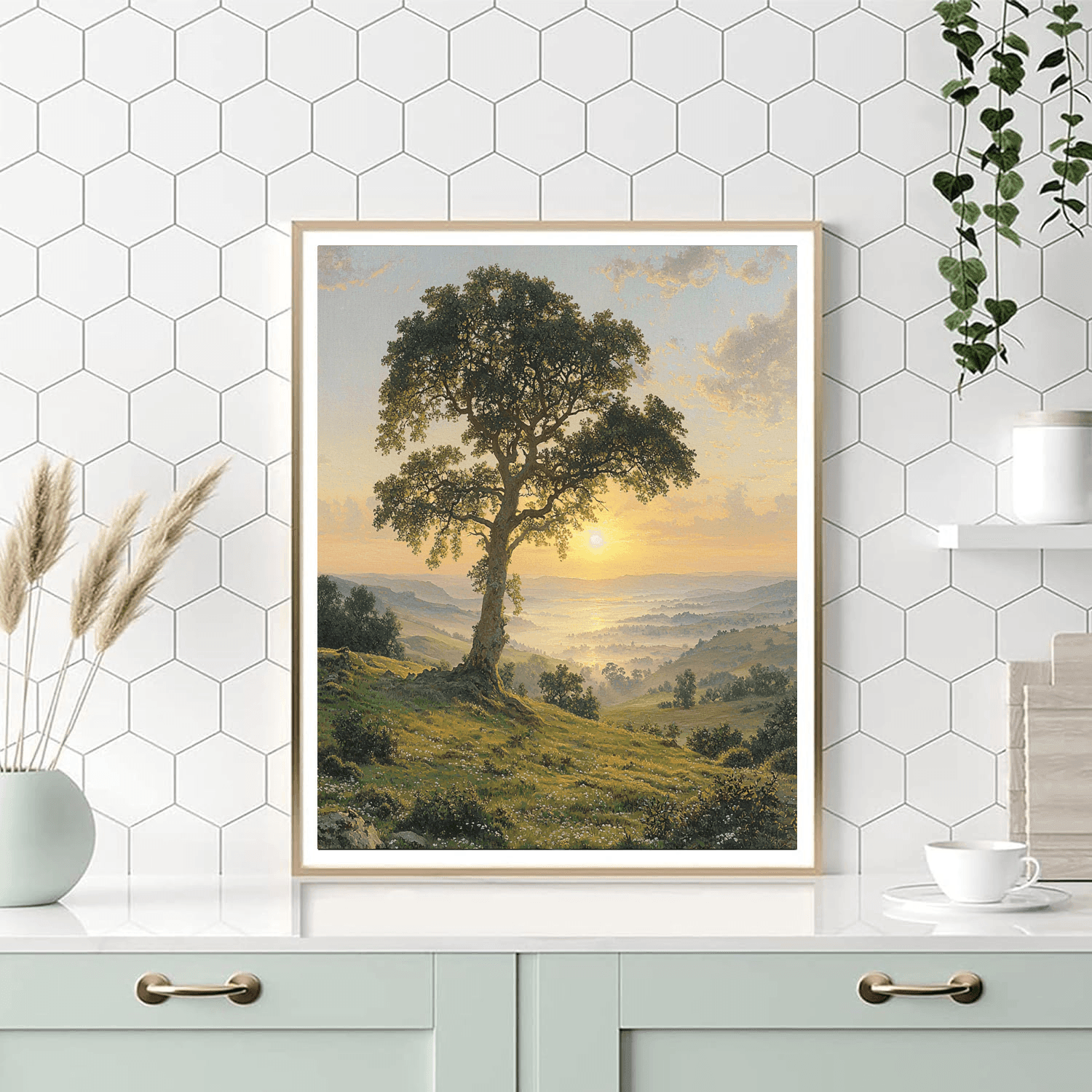 Caspar David Friedrich Inspired Woodland Harmony  Paint By Numbers Kits