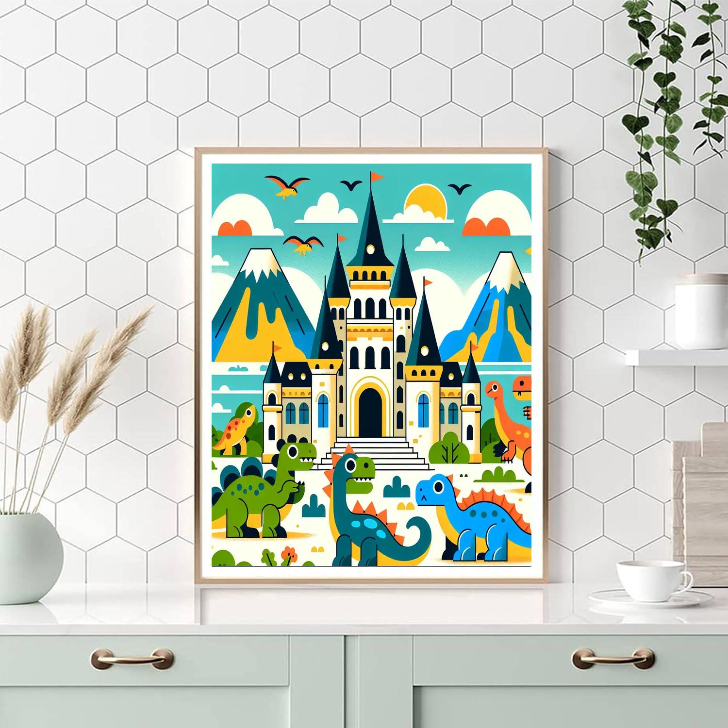 Dino Kingdom Numbered Painting Kits