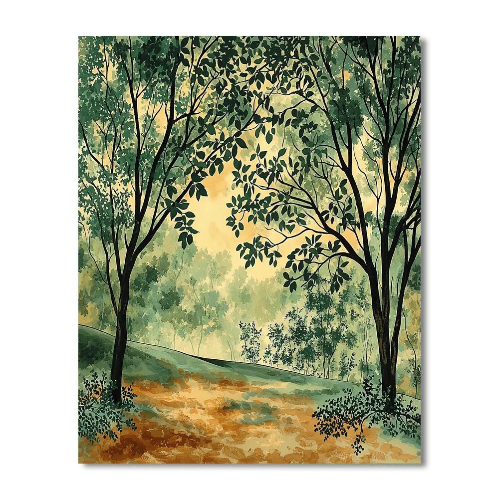 Nandalal Bose Inspired Breeze Of Harmony  Painting Number Kit