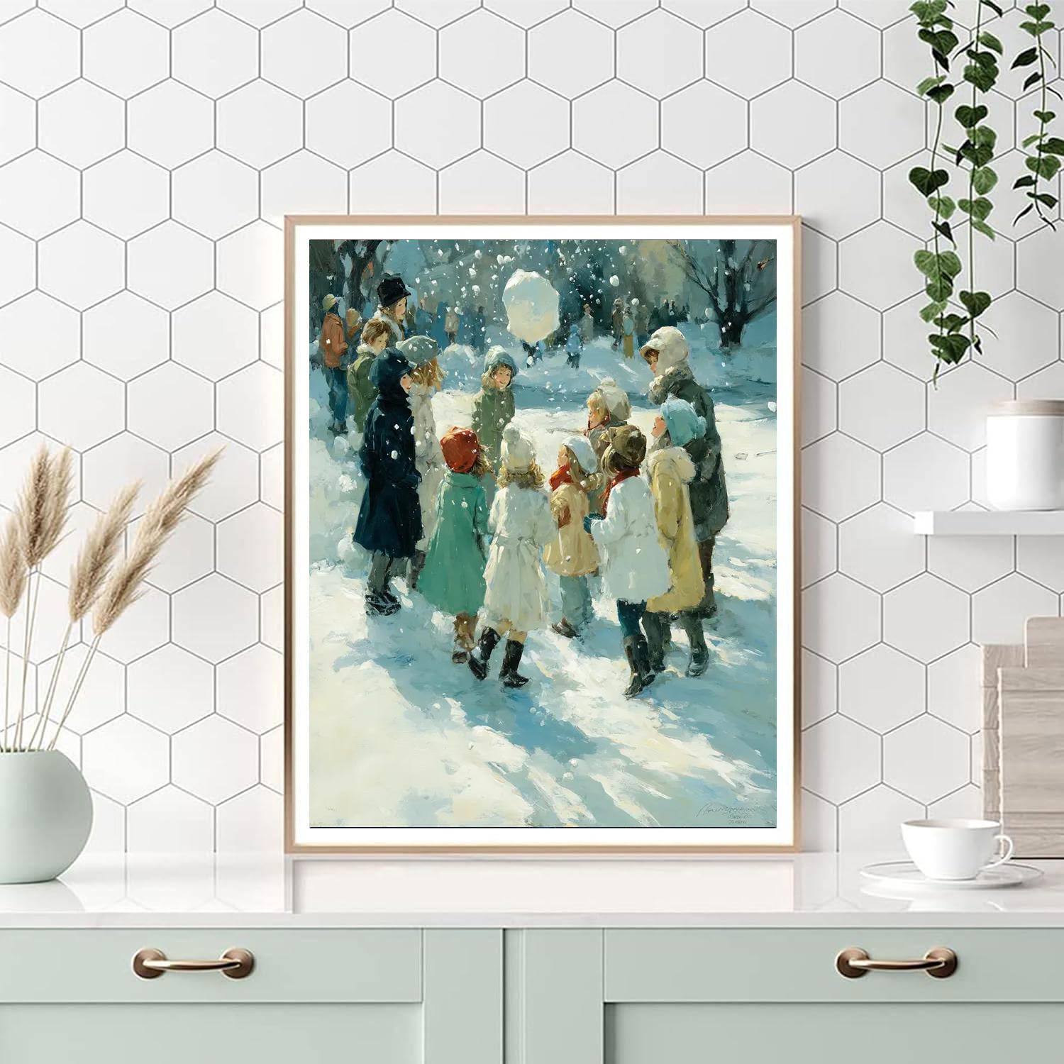 Together In A Winter Wonderland Numbered Painting Kits