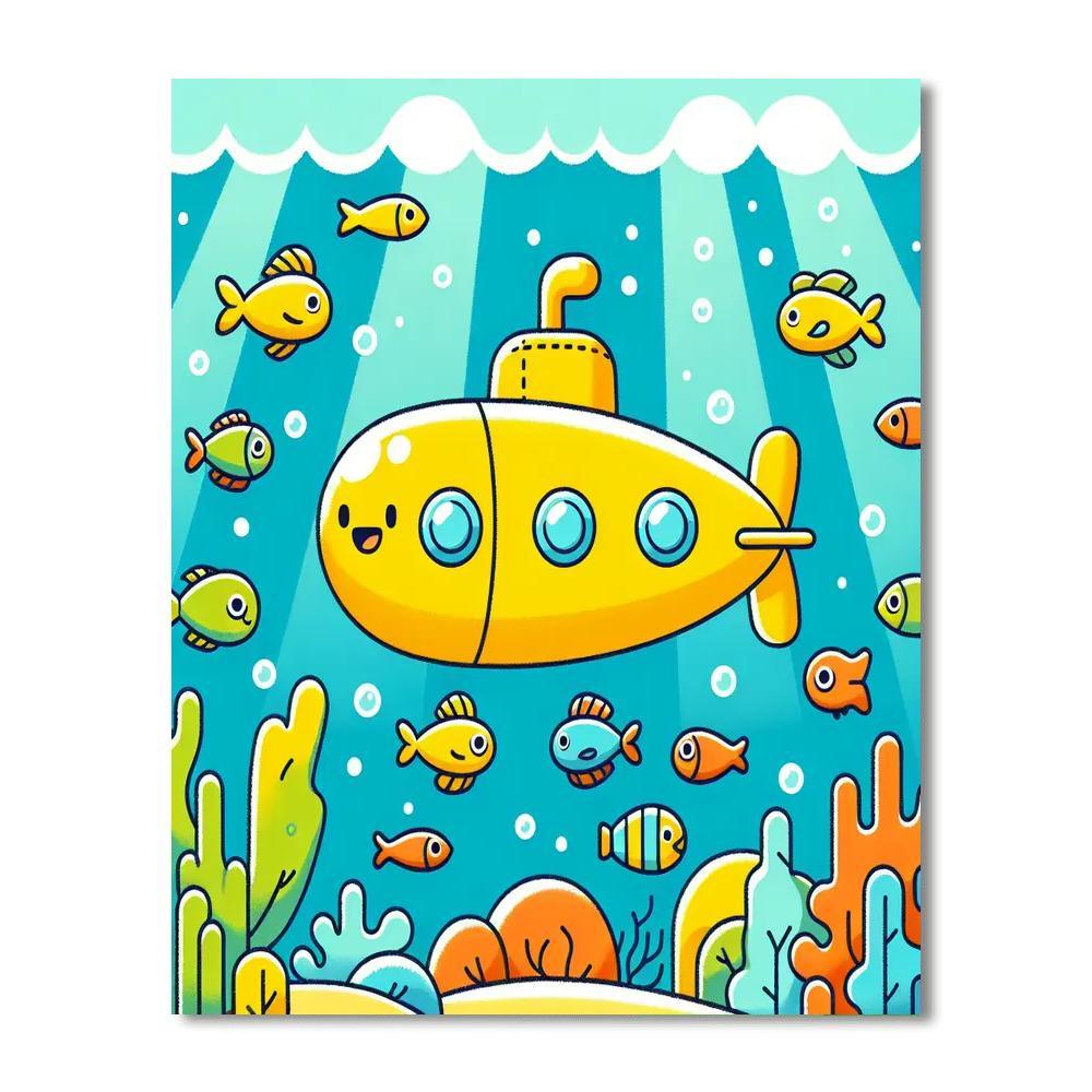 Happy Ocean Odyssey Paint By Numbers Kits