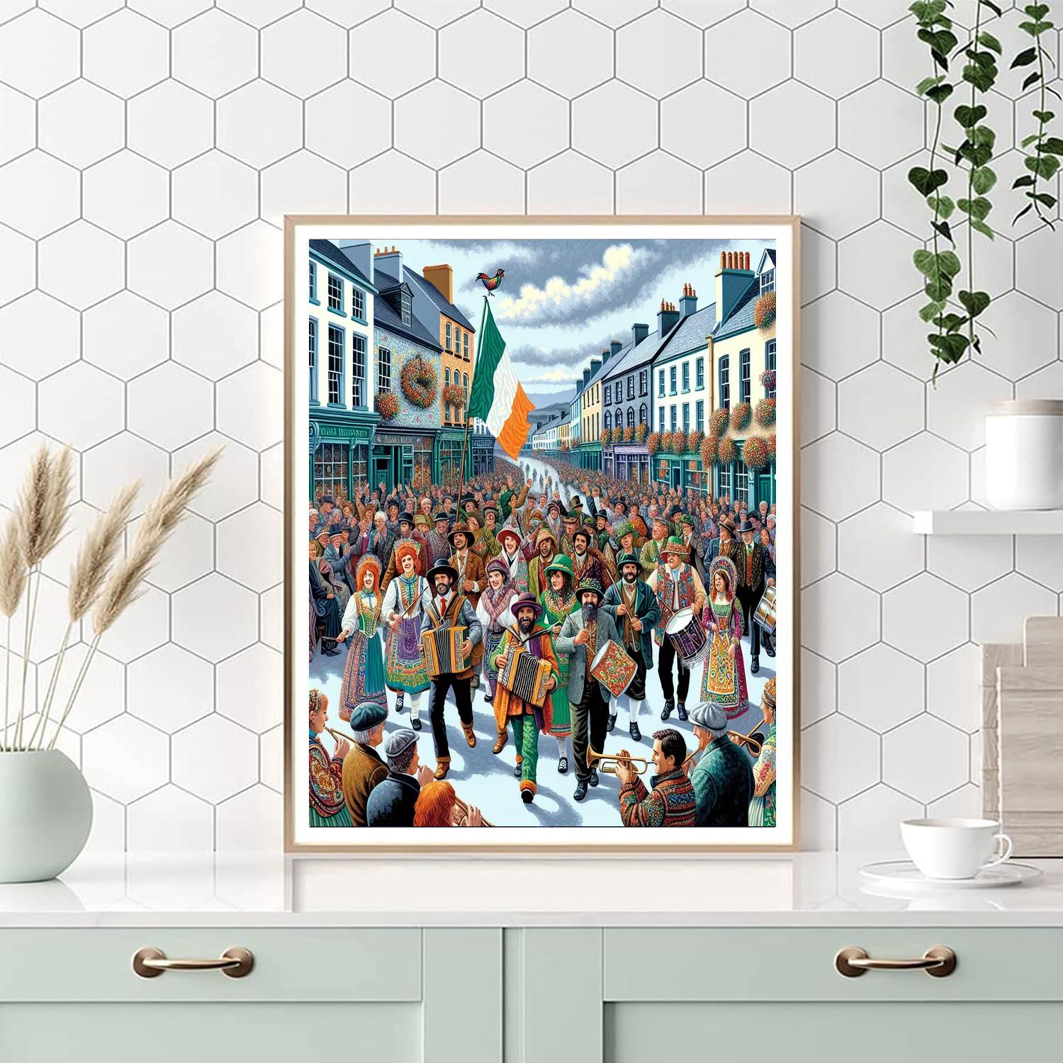 Running Of The Wren - Dingle, Ireland DIY Paint By Numbers