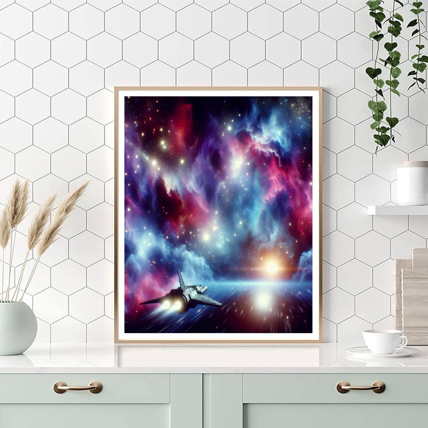 Galactic Traveler's Voyage Painting By Numbers Kit