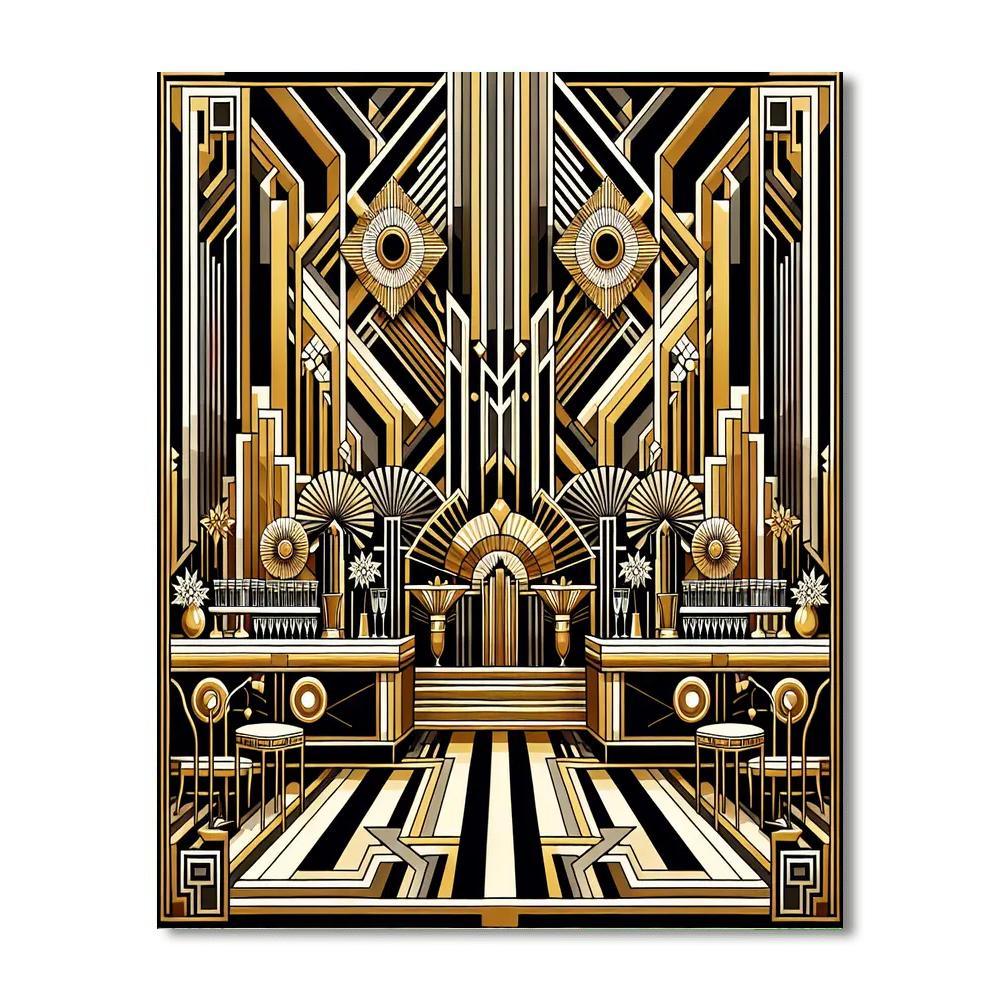 Art Deco Opulence Paint By Number