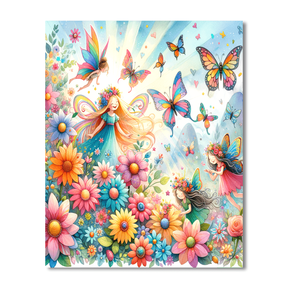 Enchanting Fairyland Painting Number Kit