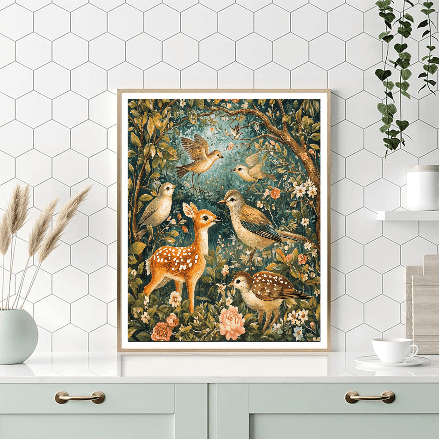 Audubon Inspired Majestic Animals  Paint By Number