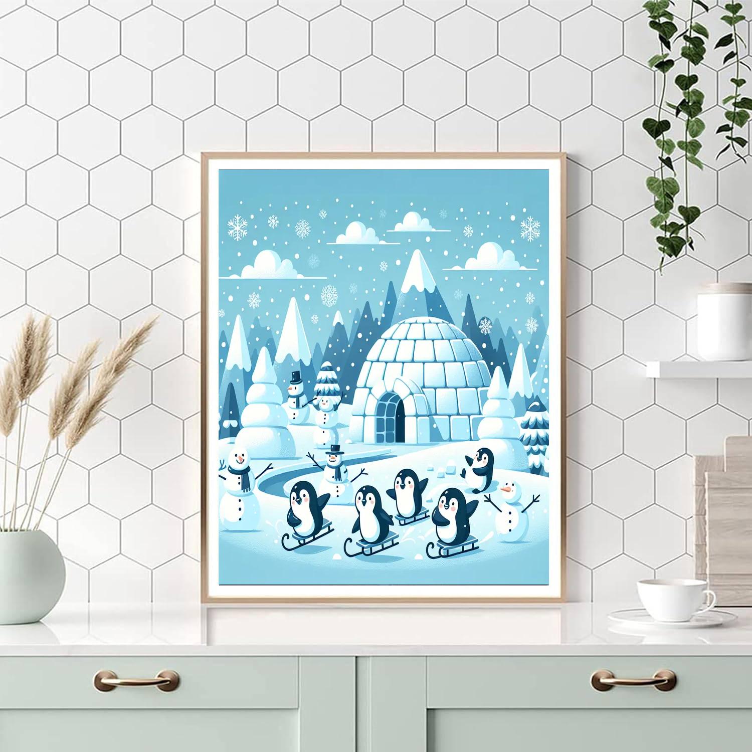 Frosty Fun Numbered Painting Kits