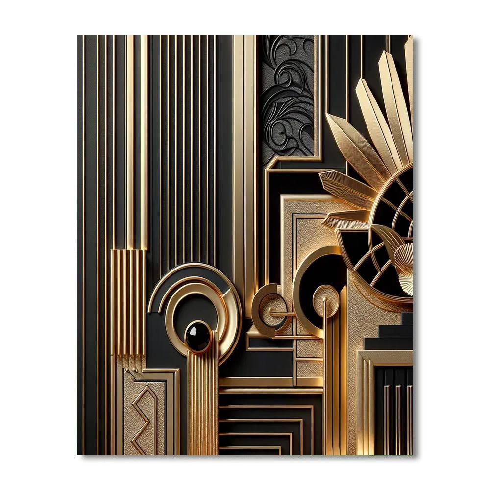 Grand Art Deco Celebration Paint By Number