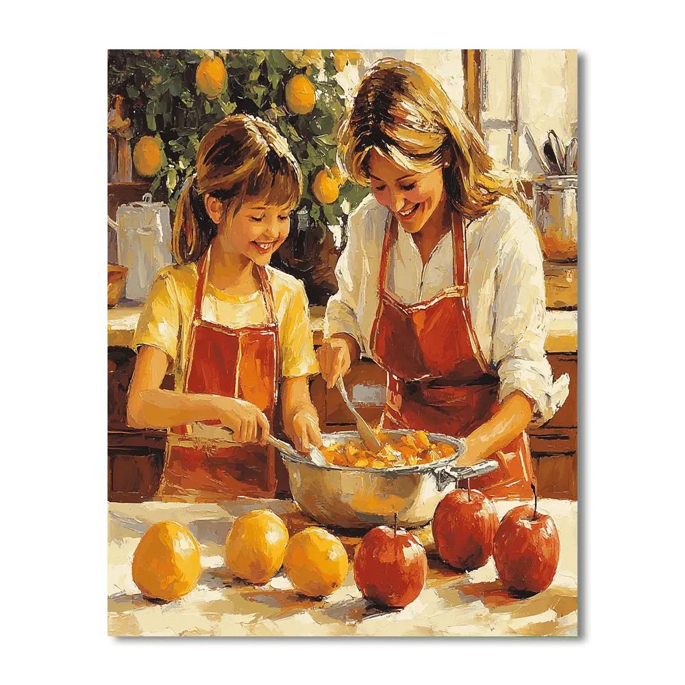 Mom's Little Chef Painting By Numbers Kit