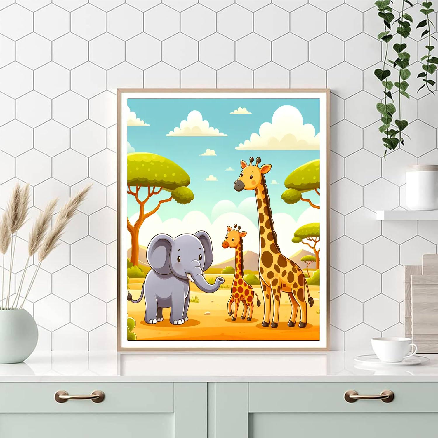 African Savanna Adventure Paint By Number
