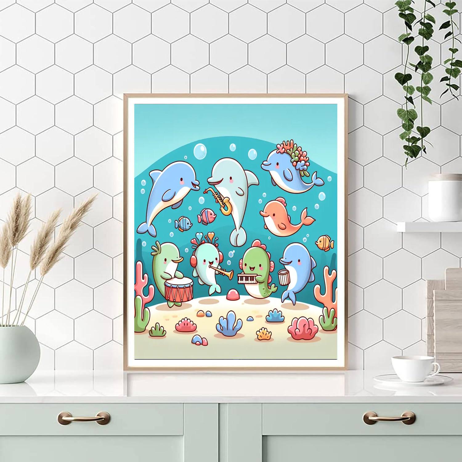 Oceanic Melody Painting By Numbers Kit