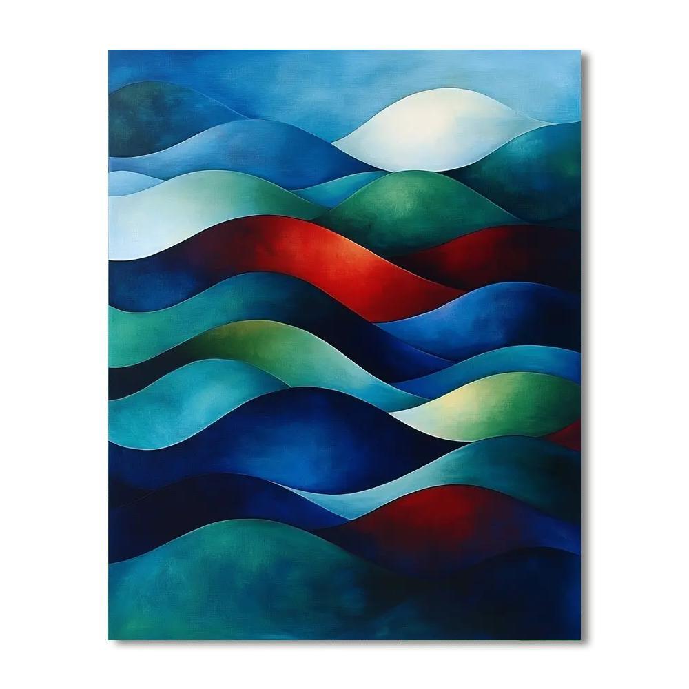 Frida Kahlo Inspired Ocean Of Emotions  Painting Number Kit