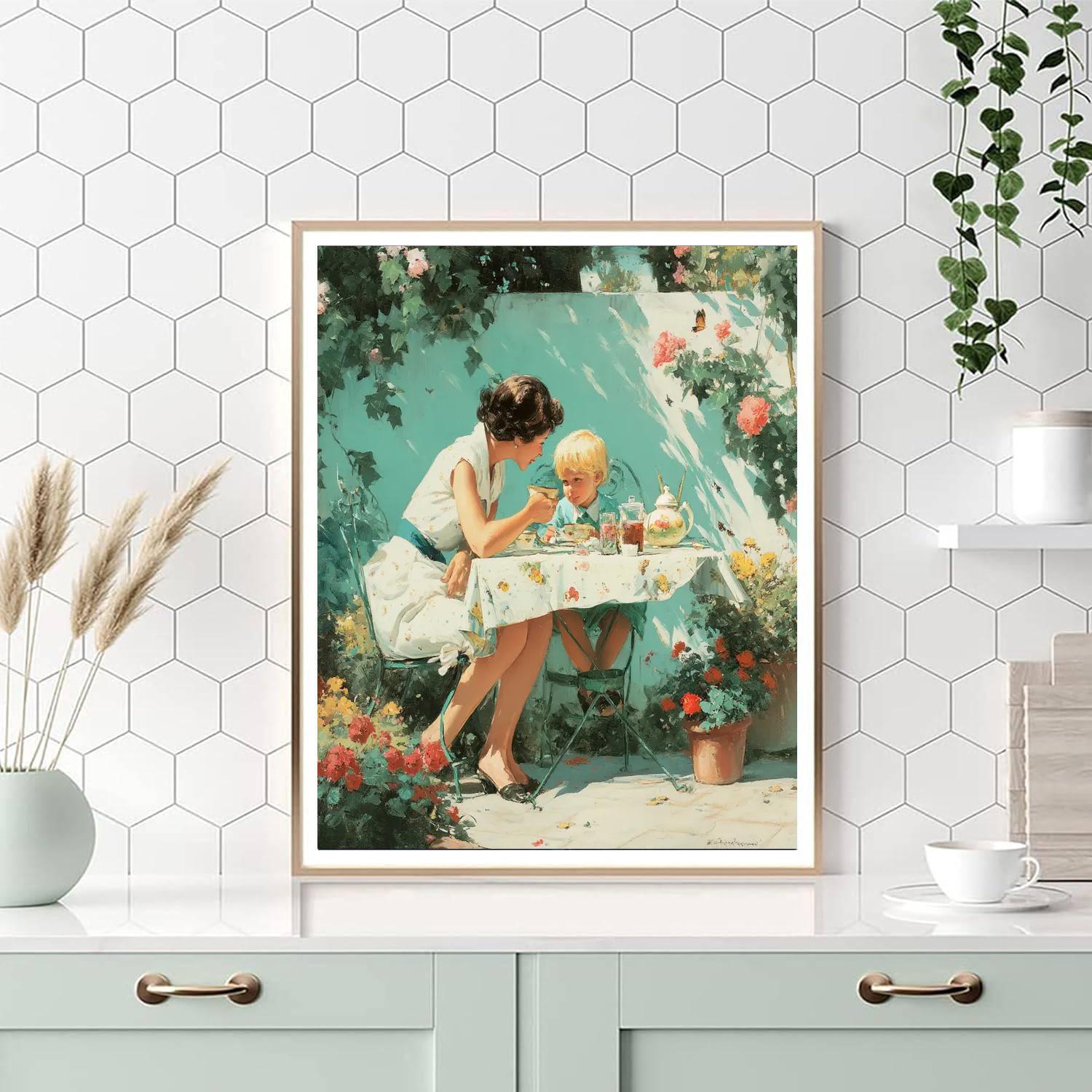 A Day Of Tea And Laughter Paint By Number