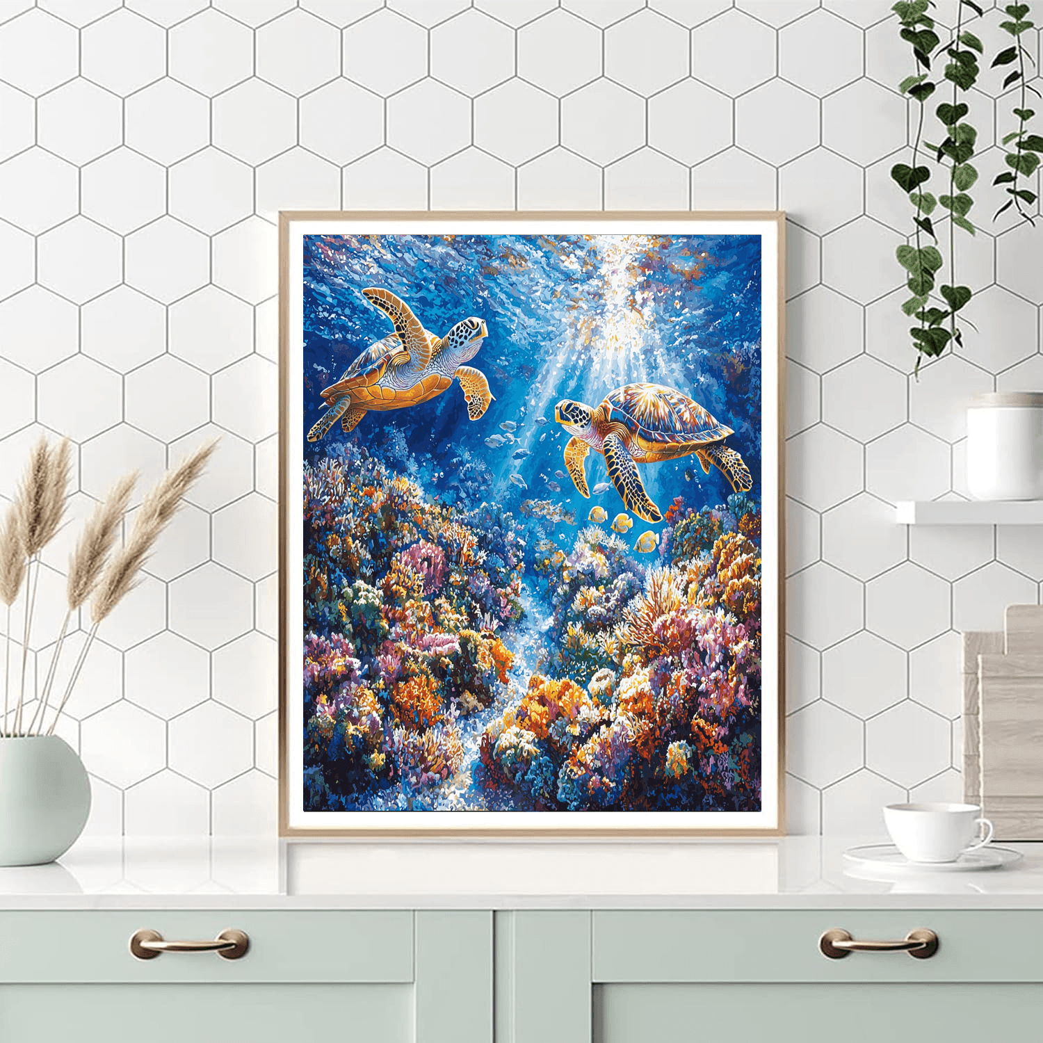 Great Barrier Reef - Australia Numbered Painting Kits