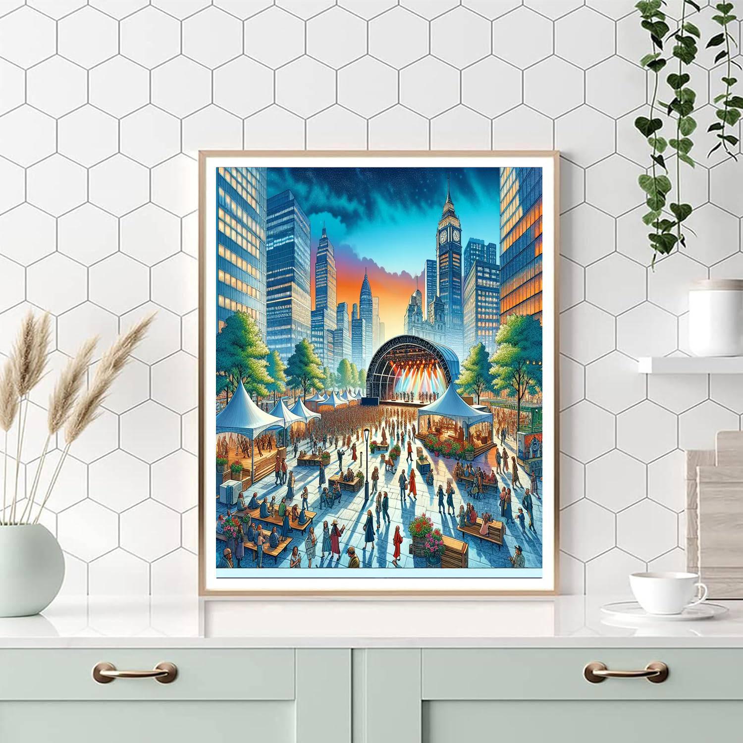 Melbourne International Arts Festival - Australia Numbered Painting Kits