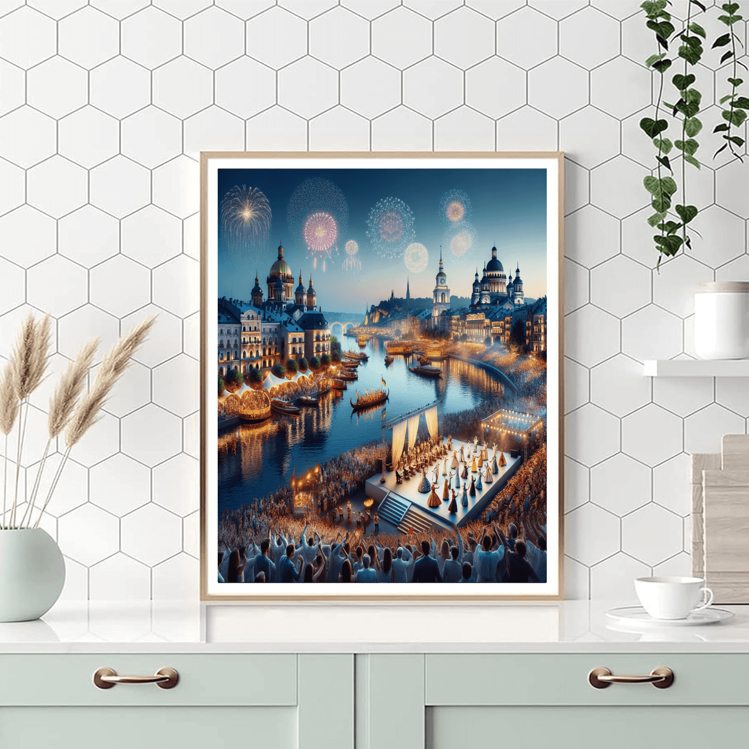 The White Nights Festival - St. Petersburg Painting By Numbers Kit