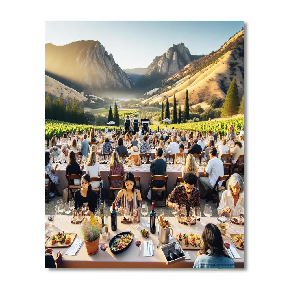 Franschhoek Wine Festival - South Africa Paint By Numbers