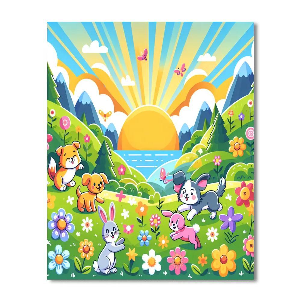 Fantasy Pet Adventure Paint By Number