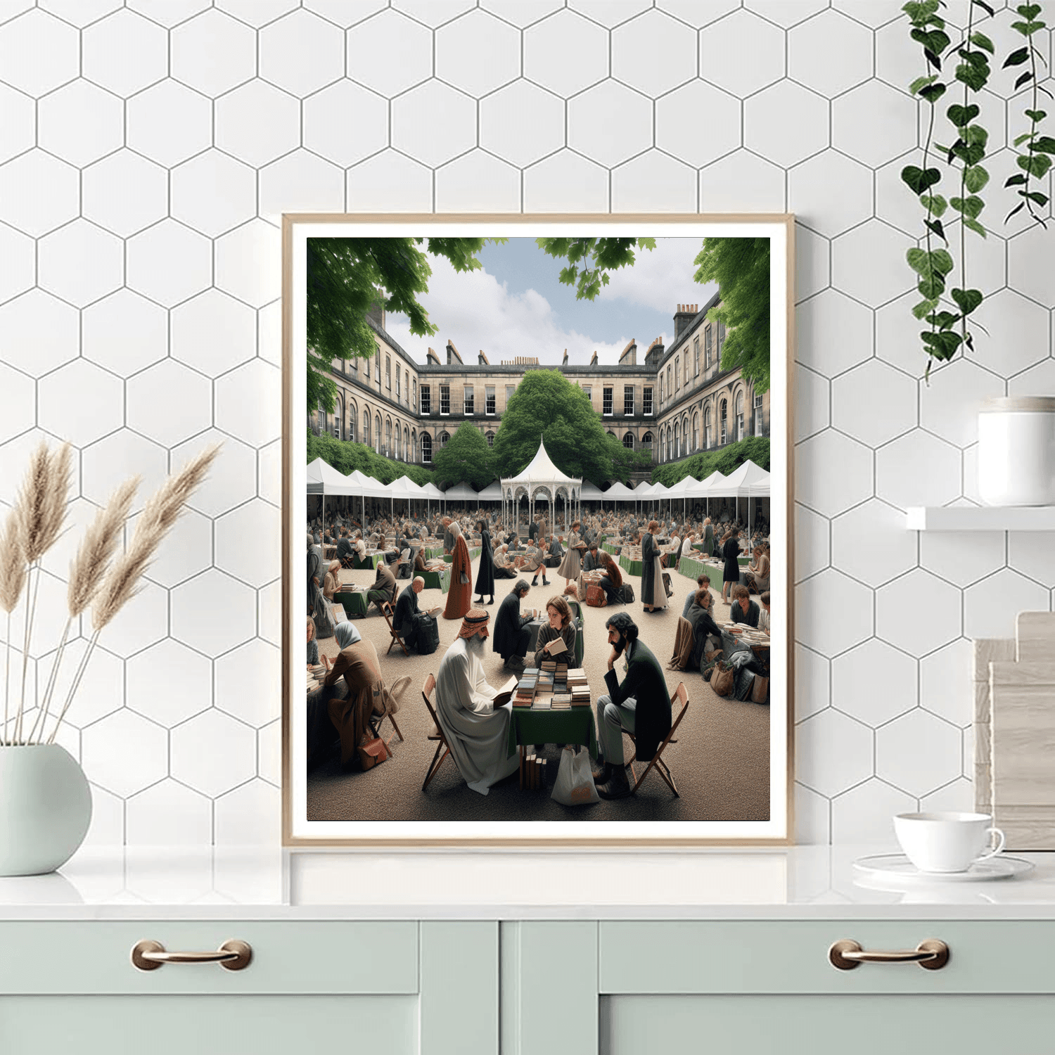 Edinburgh International Book Festival - Edinburgh, Scotland Number Painting