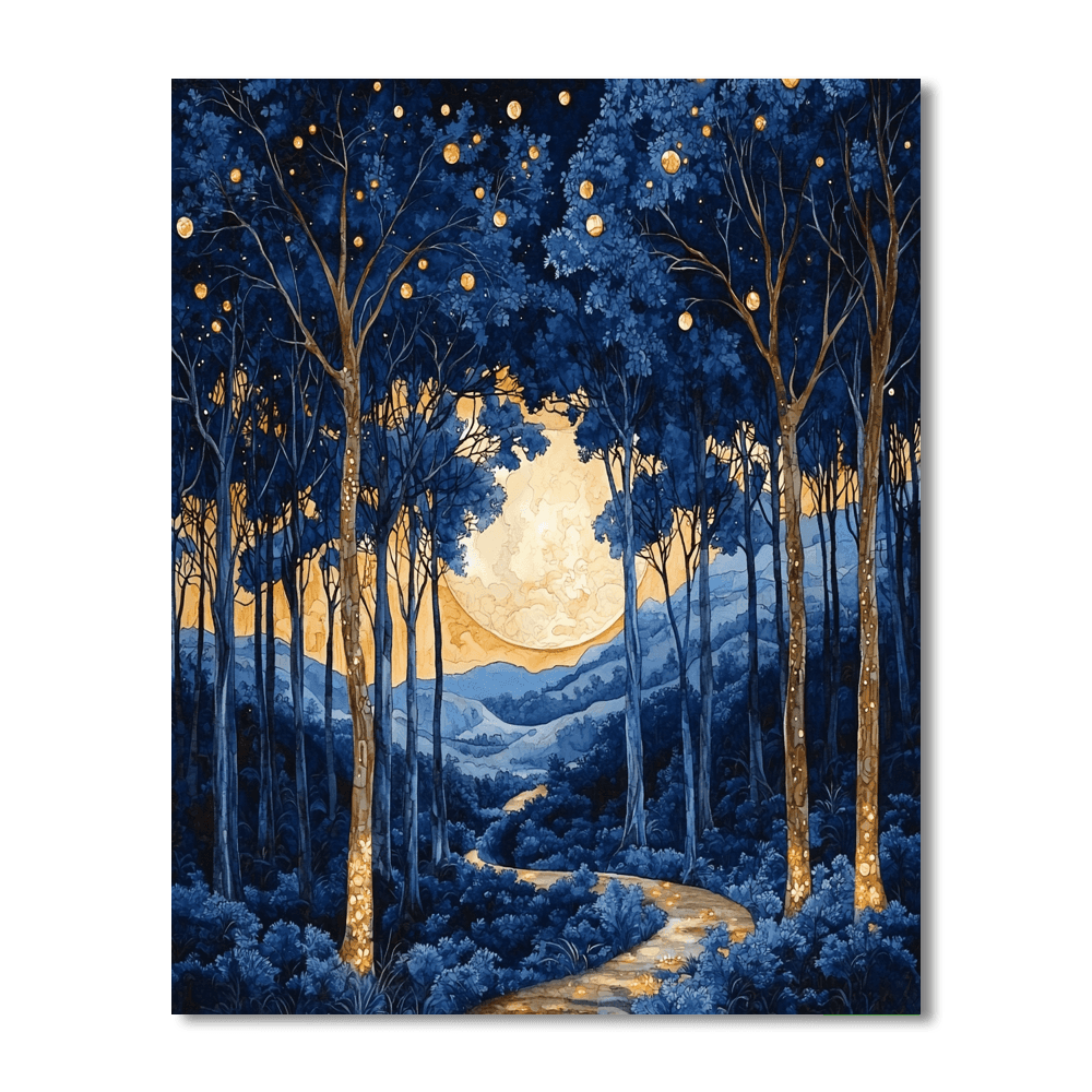Dante Gabriel Rossetti Inspired Enchanted Woods  Paint By Numbers