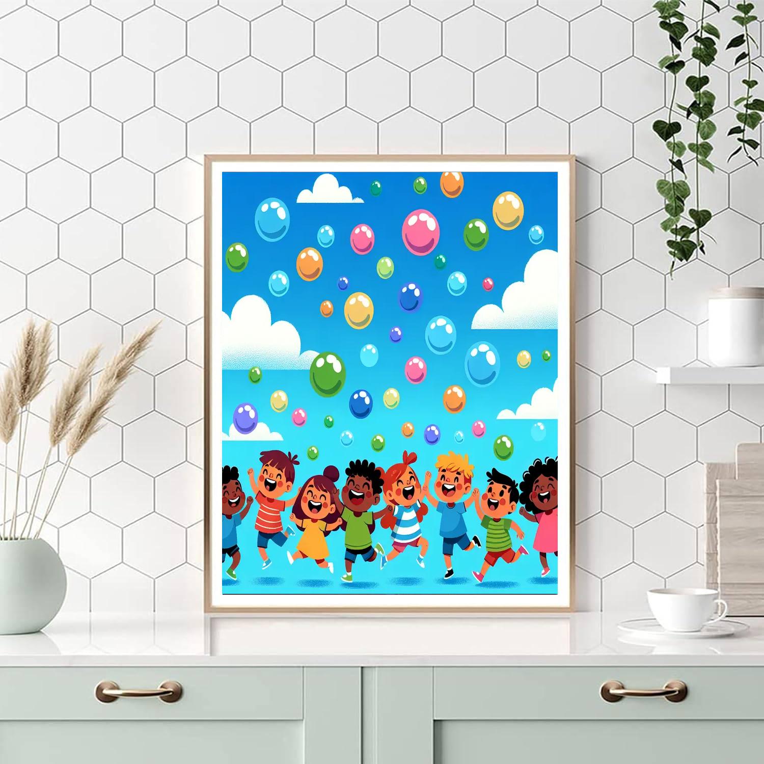Bouncing Bubble Fun Numbered Painting Kits