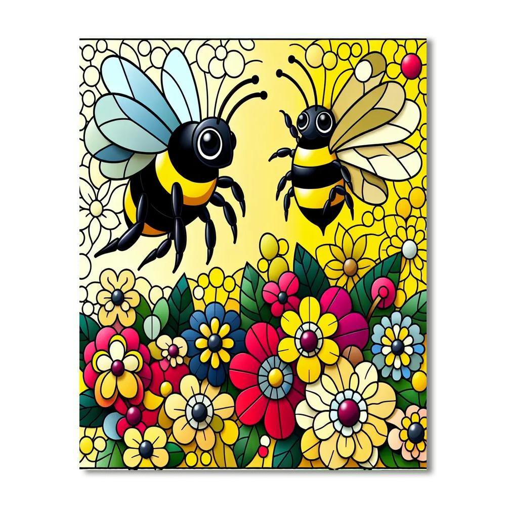 Brisk Bumblebee Numbered Painting Kits