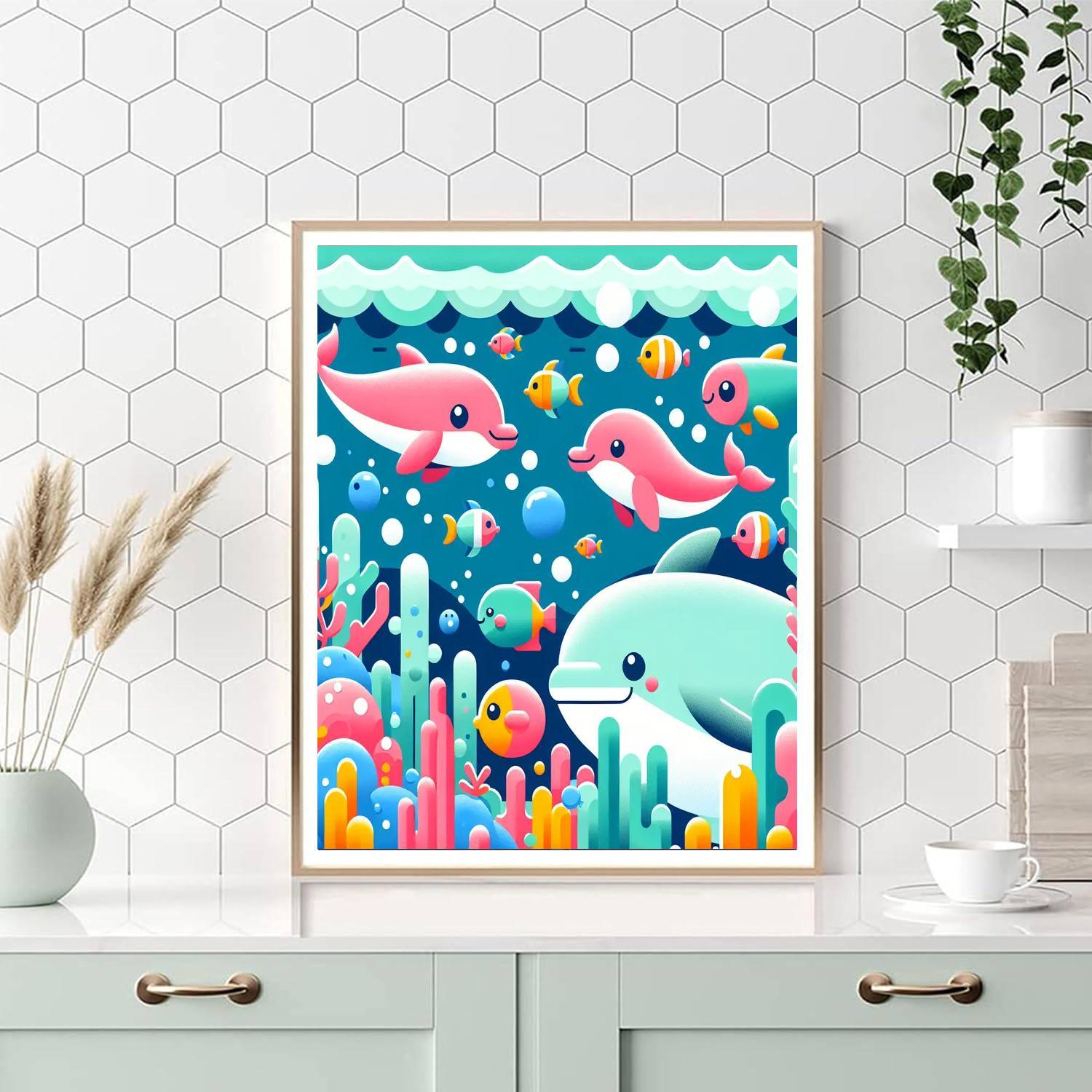 Bright Ocean Explorers Painting By Numbers Kit