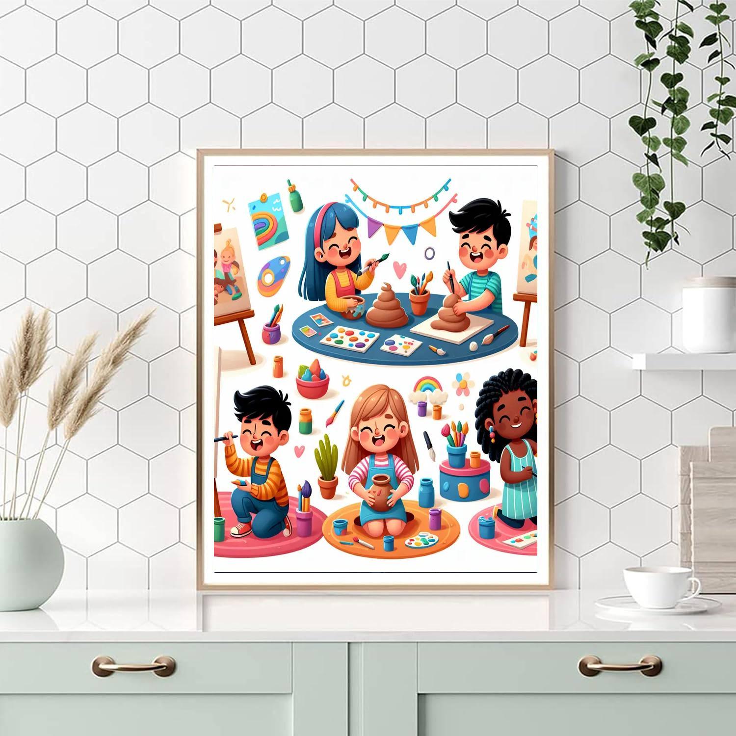 Creative Kids Workshop Painting Number Kit