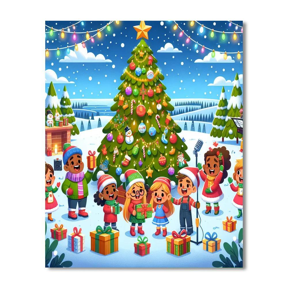 Charming Christmas Adventures Paint By Numbers Kits