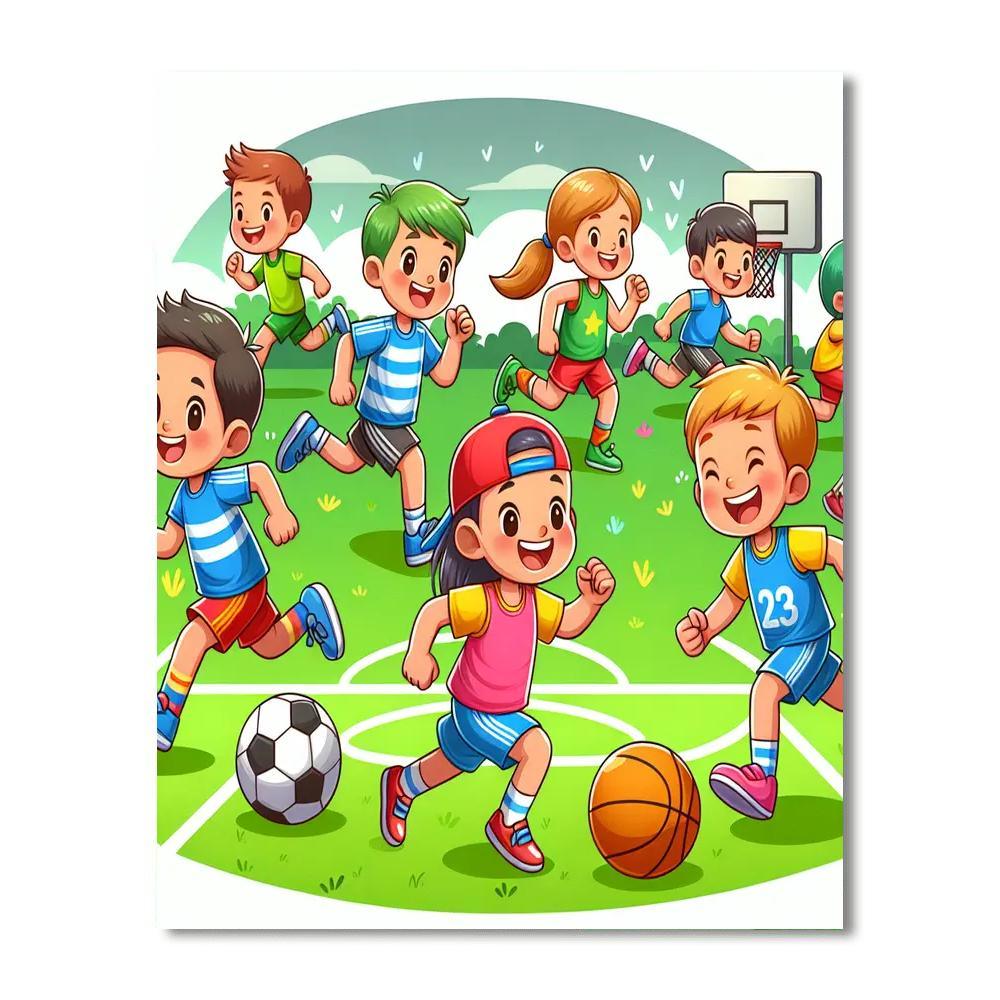 Sports Stars Paint By Number