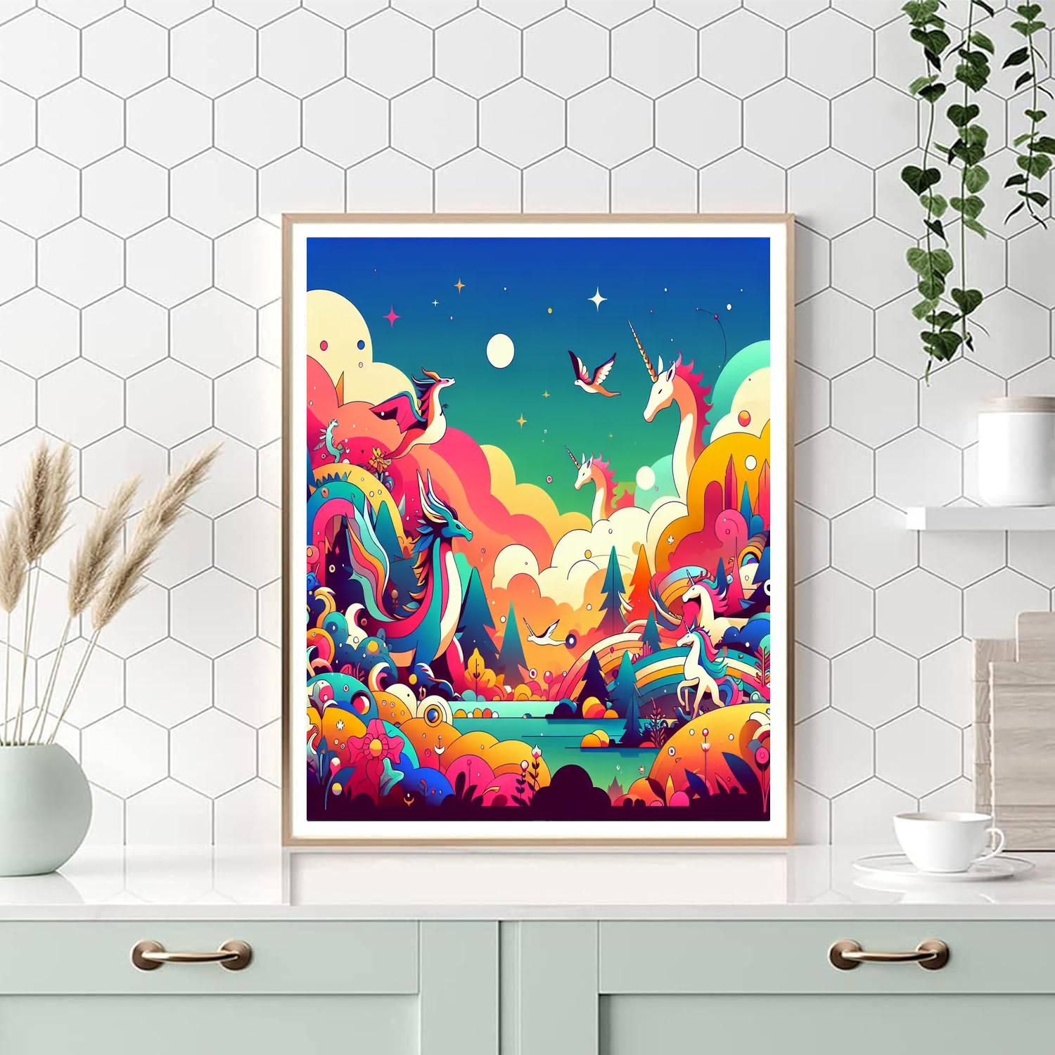 Fantasy World Journey Paint By Numbers Art