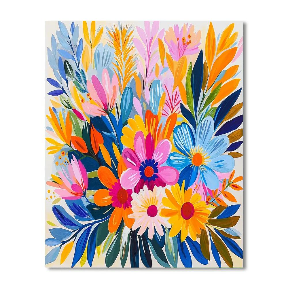 Frida Kahlo Inspired Radiance Of Dreams  Paint By Numbers Art