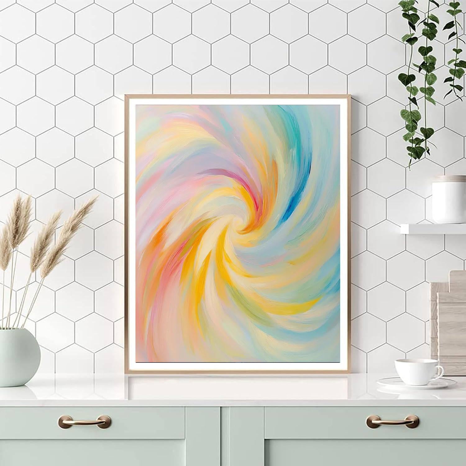 Edgar Degas Inspired Infinite Whirl  Painting Number Kit