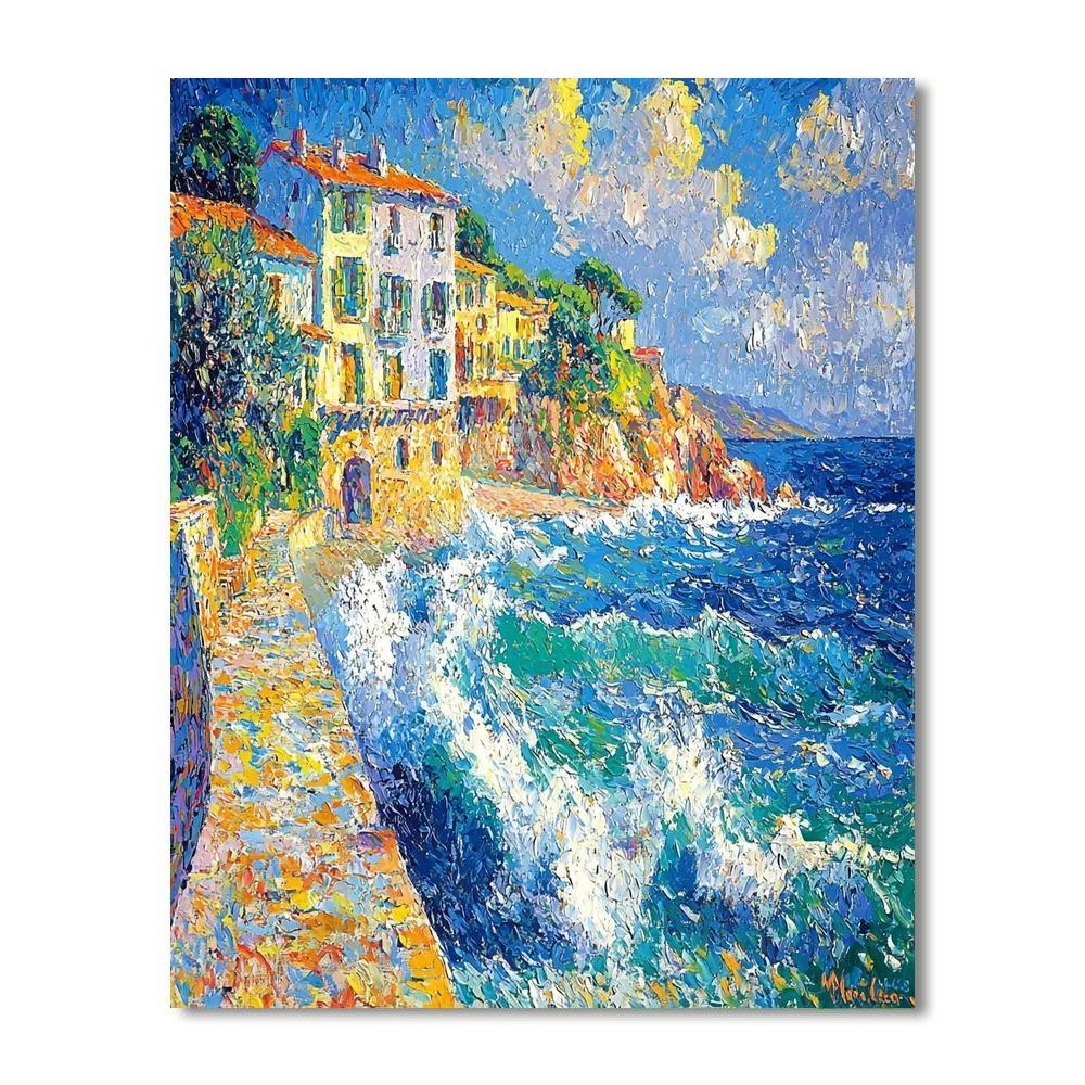 Henri Matisse Inspired Vivid Coastal Escape  Paint By Numbers Kits