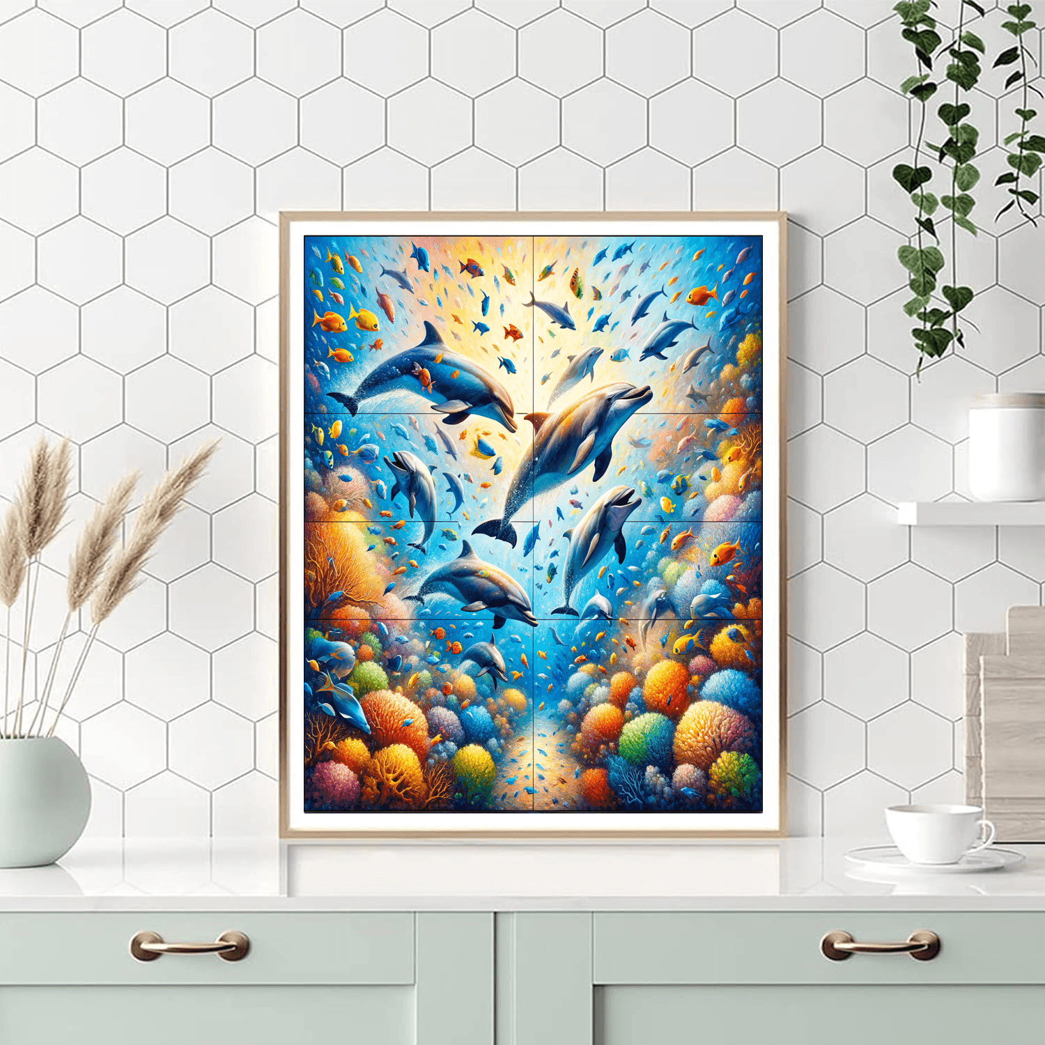Joyful Underwater World DIY Paint By Numbers