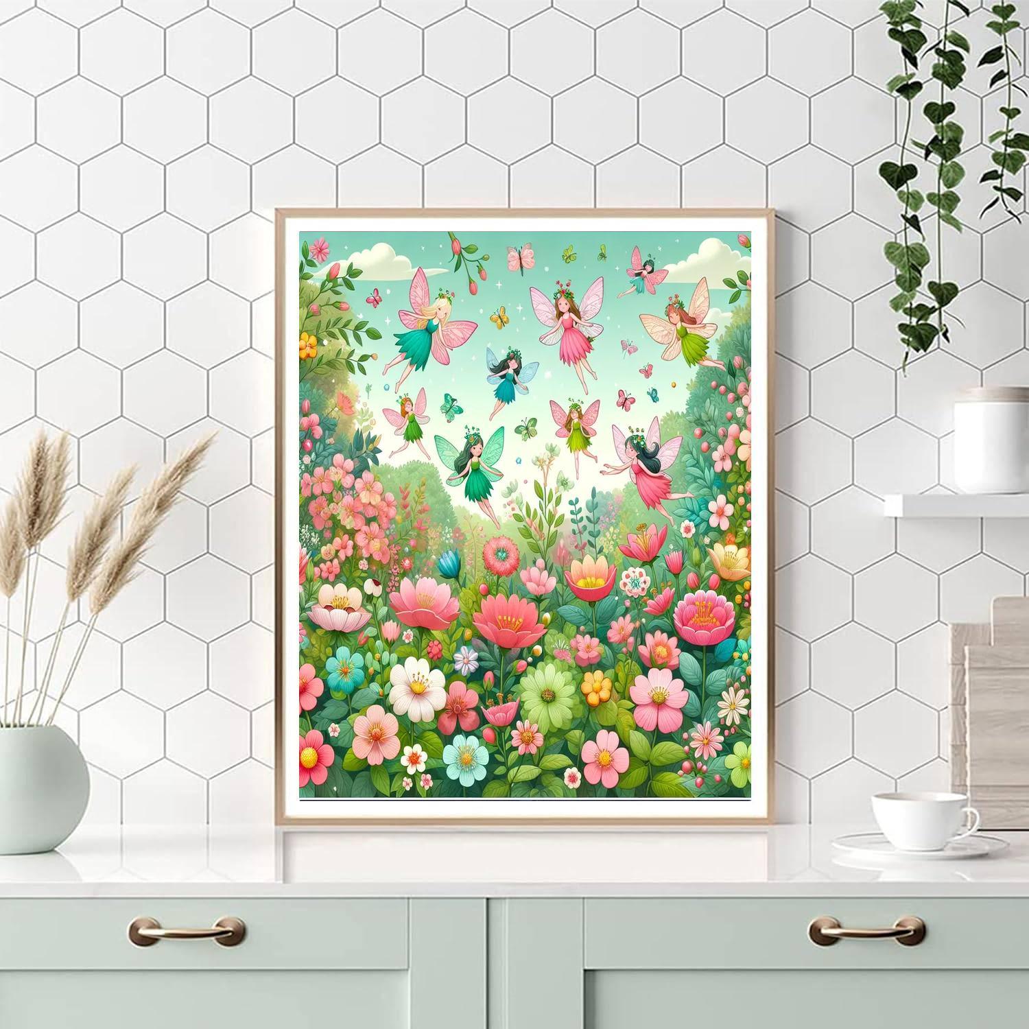 Enchanted Fairy Flight Number Painting
