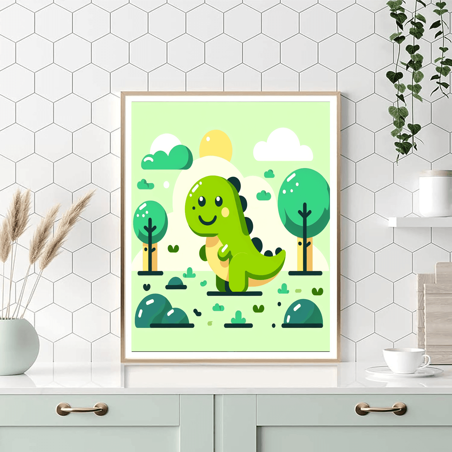 Charming Dino Discovery DIY Paint By Numbers