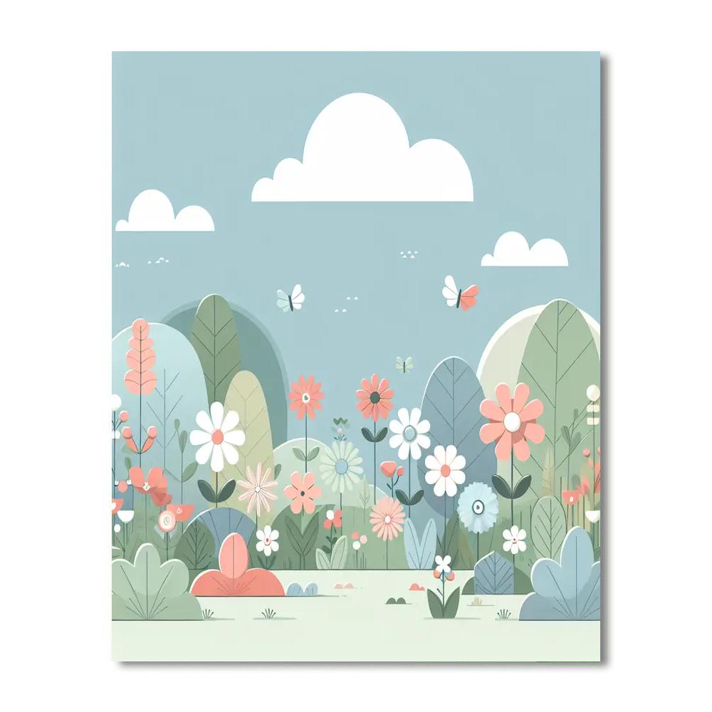Harmony In A Garden Paint By Numbers Art