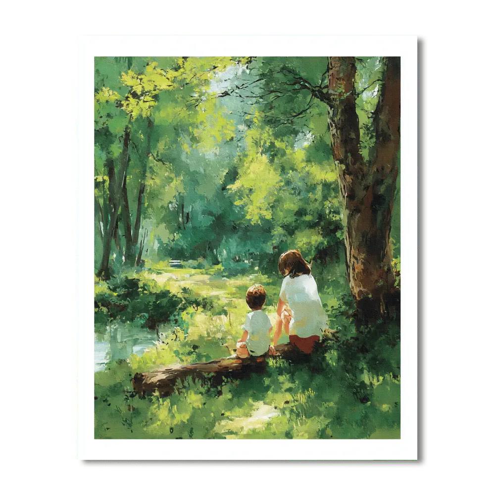 Nature's Maternal Symphony Paint By Number